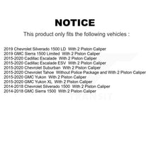 Charger l'image dans la galerie, Front Rear Ceramic Brake Pads Kit For Chevrolet Silverado 1500 GMC Sierra Tahoe