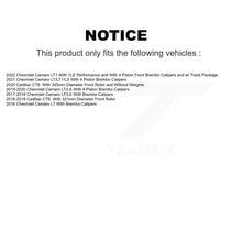 Load image into Gallery viewer, Front Rear Ceramic Brake Pads Kit For Chevrolet Camaro Cadillac CT6