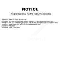 Load image into Gallery viewer, Front Rear Ceramic Brake Pads Kit For BMW 328i xDrive X1 328xi 323i