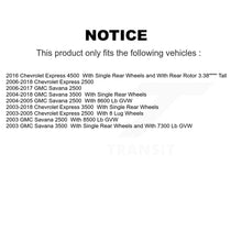 Load image into Gallery viewer, Front Rear Ceramic Brake Pad Kit For Chevrolet Express 3500 2500 GMC Savana 4500