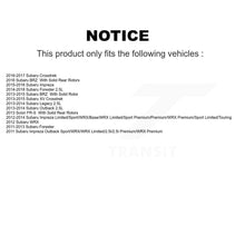 Load image into Gallery viewer, Front Rear Ceramic Brake Pads Kit For Subaru Forester Impreza Outback XV Legacy