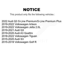 Load image into Gallery viewer, Front Rear Ceramic Brake Pads Kit For Volkswagen Tiguan Jetta Audi Golf R S3 Q3