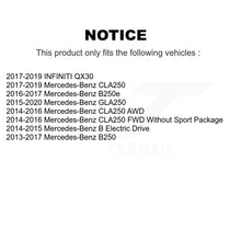 Load image into Gallery viewer, Front Rear Ceramic Brake Pad Kit For Mercedes-Benz GLA250 CLA250 INFINITI QX30 B