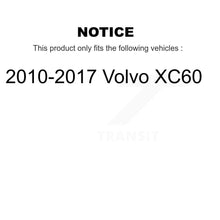 Load image into Gallery viewer, Rear Coated Drilled Slotted Disc Brake Rotors Pair For 2010-2017 Volvo XC60