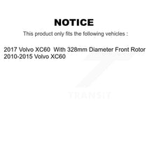 Load image into Gallery viewer, Front Rear Coated Drilled Slotted Disc Brake Rotors Kit For Volvo XC60