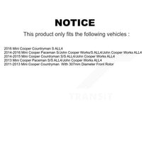 Charger l'image dans la galerie, Front Drill Slot Brake Rotors Ceramic Pad Kit For Mini Cooper Countryman Paceman