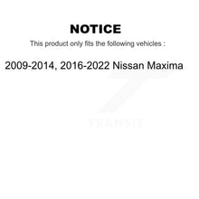 Charger l'image dans la galerie, Front Coated Drilled Slotted Disc Brake Rotors Ceramic Pad Kit For Nissan Maxima