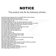 Load image into Gallery viewer, Front Drill Slot Disc Brake Rotor Ceramic Pad Kit For Dodge Charger Chrysler 300