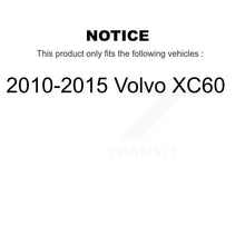 Charger l'image dans la galerie, [Front] 2010-2015 Volvo XC60 Performance Drilled &amp; Slotted Brake Rotor &amp; Ceramic Pads Kit For Max Braking