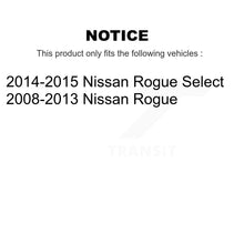 Charger l'image dans la galerie, Front Coated Drill Slot Disc Brake Rotor Ceramic Pad Kit For Nissan Rogue Select
