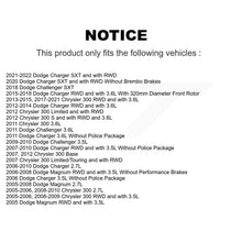 Charger l'image dans la galerie, Front Rear Drill Slot Brake Rotor Ceramic Pad Kit For Dodge Charger Chrysler 300