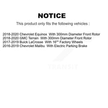 Charger l'image dans la galerie, Front Rear Drilled Slot Brake Rotor Ceramic Pad Kit For Chevrolet Equinox Malibu