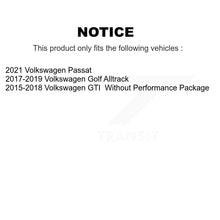 Charger l&#39;image dans la galerie, Front Rear Drill Slot Brake Rotor Ceramic Pad Kit For Volkswagen GTI Golf Passat