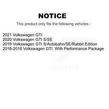 Charger l&#39;image dans la galerie, Front Rear Coated Drill Slot Disc Brake Rotor Ceramic Pad Kit For Volkswagen GTI