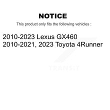 Charger l&#39;image dans la galerie, Front Rear Drill Slot Brake Rotor Ceramic Pad Kit For Toyota 4Runner Lexus GX460