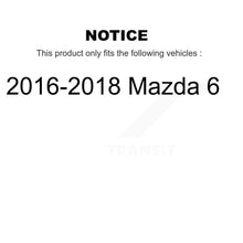 Charger l'image dans la galerie, [Front+Rear] 2016-2018 Mazda 6 Performance Drilled &amp; Slotted Brake Rotor &amp; Ceramic Pads Kit For Max Braking