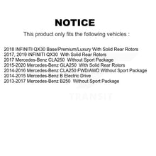 Load image into Gallery viewer, Front Rear Drill Slot Brake Rotors Ceramic Pad Kit For Mercedes-Benz GLA250 QX30