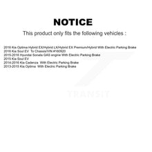 Charger l'image dans la galerie, Rear Drilled Slot Brake Rotor Ceramic Pad Kit For Kia Optima Hyundai Sonata Soul