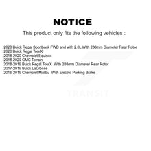 Charger l'image dans la galerie, Rear Drilled Slot Brake Rotor &amp; Ceramic Pad Kit For Chevrolet Equinox Malibu GMC
