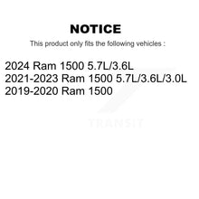 Charger l'image dans la galerie, Rear Coated Drilled Slotted Disc Brake Rotors And Ceramic Pads Kit For Ram 1500