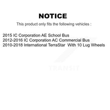 Charger l'image dans la galerie, Front Rear Drill Slot Brake Rotor Ceramic Pad Kit For International IC TerraStar