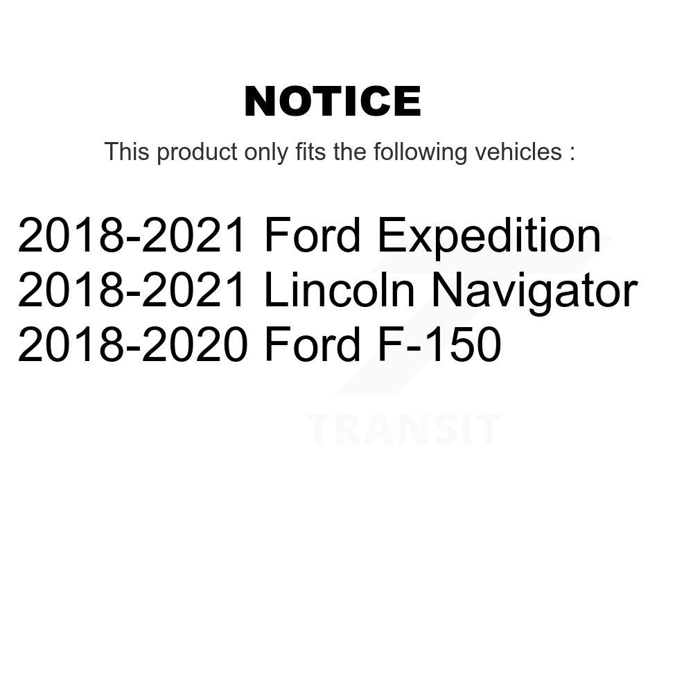 Front Drilled Slot Brake Rotor Ceramic Pad Kit For Ford F-150 Expedition Lincoln