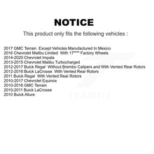 Load image into Gallery viewer, Front Drilled Slot Brake Rotor Ceramic Pad Kit For Chevrolet Equinox GMC Terrain