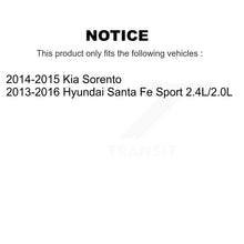 Load image into Gallery viewer, Front Drill Slot Disc Brake Rotor Ceramic Pad Kit For Hyundai Santa Fe Sport Kia