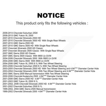 Load image into Gallery viewer, Front Rear Drilled Slot Brake Rotor Ceramic Pad Kit For Chevrolet Silverado 2500