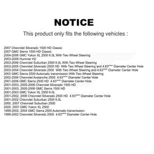 Load image into Gallery viewer, Front Rear Drilled Slot Brake Rotor Ceramic Pad Kit For Chevrolet Silverado 2500