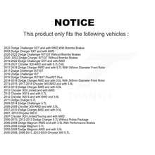 Charger l'image dans la galerie, Front Rear Drill Slot Brake Rotor Ceramic Pad Kit For Dodge Charger Chrysler 300