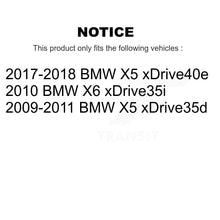 Load image into Gallery viewer, Front Rear Coated Drilled Slotted Disc Brake Rotor Ceramic Pad Kit For BMW X5 X6