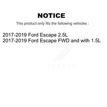 Charger l'image dans la galerie, Front Rear Coated Drilled Slotted Disc Brake Rotors And Ceramic Pads Kit For Ford Escape KDT-100339