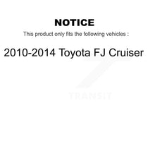 Charger l&#39;image dans la galerie, [Front+Rear] 10-14 Toyota FJ Cruiser Performance Drilled &amp; Slotted Brake Rotor &amp; Ceramic Pads Kit For Max Braking