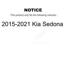Charger l'image dans la galerie, [Rear] 2015-2021 Kia Sedona Performance Drilled &amp; Slotted Brake Rotor &amp; Ceramic Pads Kit For Max Braking