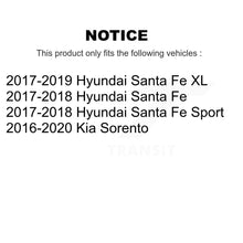 Charger l'image dans la galerie, Rear Drill Slot Brake Rotors Ceramic Pad Kit For Kia Sorento Hyundai Santa Fe XL