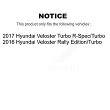 Charger l'image dans la galerie, Front Rear Coat Drill Slot Disc Brake Rotor Ceramic Pad Kit For Hyundai Veloster