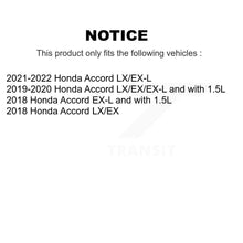 Charger l'image dans la galerie, Front Rear Coated Drilled Slot Disc Brake Rotor Ceramic Pad Kit For Honda Accord