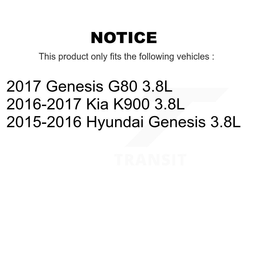 Front Drilled Slot Brake Rotors Ceramic Pad Kit For Hyundai Genesis G80 Kia K900