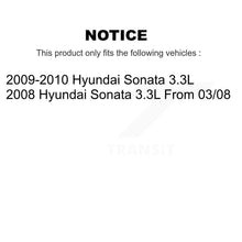 Charger l'image dans la galerie, Front Rear Drilled Slot Disc Brake Rotor Ceramic Pad Kit For Hyundai Sonata 3.3L