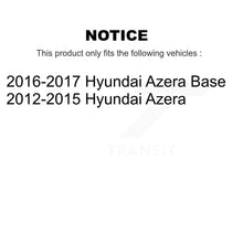 Load image into Gallery viewer, Front Rear Coated Drill Slot Disc Brake Rotors Ceramic Pad Kit For Hyundai Azera