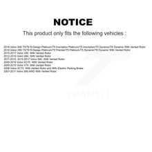 Charger l'image dans la galerie, Kit de plaquettes en céramique pour Rotors de frein à disque, fente de perçage arrière, pour Volvo S60 XC70 S80 V60 V70 