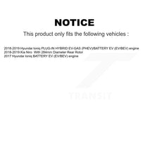 Load image into Gallery viewer, Rear Drilled Slot Brake Rotor Ceramic Pad Kit For Kia Niro Hyundai Ioniq Soul EV