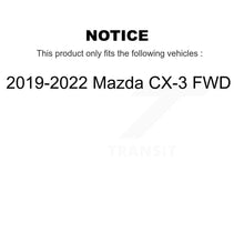 Charger l'image dans la galerie, [Front+Rear] 2019-2021 Mazda CX-3 FWD Performance Drilled &amp; Slotted Brake Rotor &amp; Ceramic Pads Kit For Max Braking
