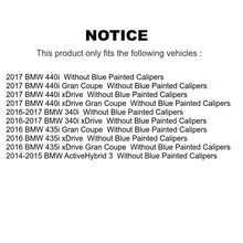 Charger l'image dans la galerie, Front Rear Drill Slot Brake Rotors Ceramic Pad Kit For BMW 335i 340i xDrive 435i