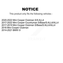 Charger l'image dans la galerie, Rear Drill Slot Brake Rotor Ceramic Pad Kit For Mini Cooper Countryman Clubman BMW i3 i3s KDT-101057
