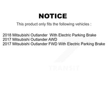 Charger l'image dans la galerie, Front Rear Drill Slot Disc Brake Rotors Ceramic Pad Kit For Mitsubishi Outlander