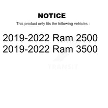 Load image into Gallery viewer, Front Drilled Slot Disc Brake Rotors Ceramic Pad Kit For 2019-2022 Ram 2500 3500