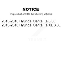 Charger l'image dans la galerie, Front Rear Drill Slot Brake Rotors Ceramic Pad Kit For 2013-2016 Hyundai Santa Fe XL 3.3L KDT-101233