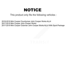 Charger l'image dans la galerie, Front Coat Drill Slot Disc Brake Rotor Ceramic Pad Kit For Mini Cooper Countryman Clubman KDT-101306